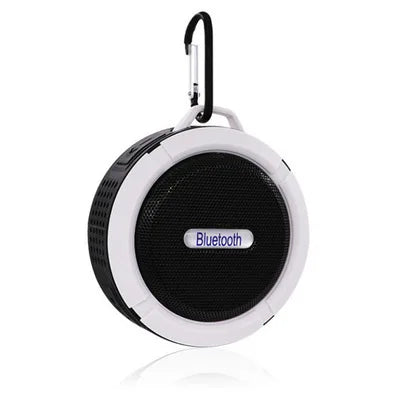 Altavoz Bluetooth inalámbrico impermeable con ventosa para deportes al aire libre, mini subwoofer para ducha, coche, teléfono inteligente, micrófono TF C6