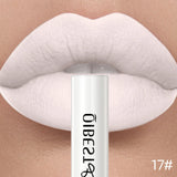 QIBEST Rouge à lèvres liquide mat Waterproof longue tenue Velours Gloss à lèvres Tube de teinte Pigment Nude mat Rouge à lèvres Maquillage des lèvres