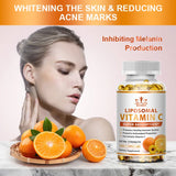 Organic Vitamin C Capsules 1000mg and Zinc 20mg Capsules Support Immune Health, anti-oxidation Beauty Health