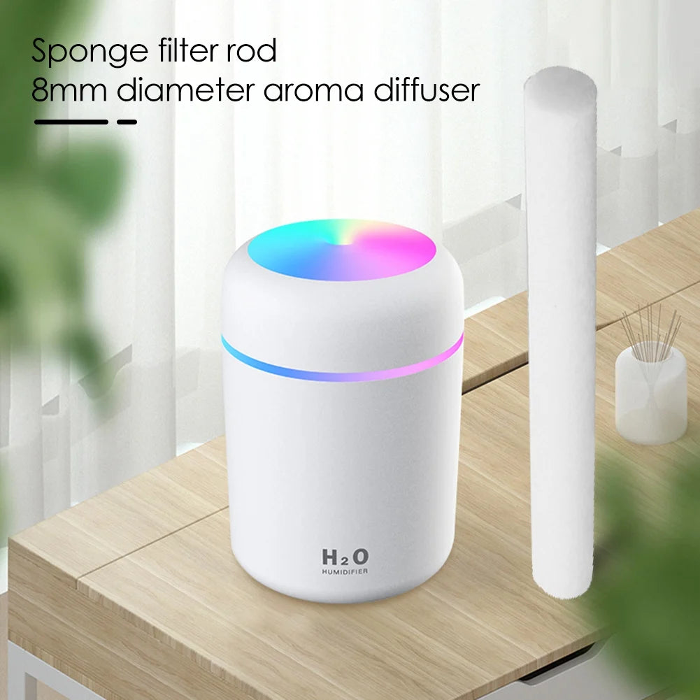 8X200mm Large Humidifier Aroma Filter Atomizer Replacement Cotton Swab 50Pack Humidifier Filter Can Be Cut