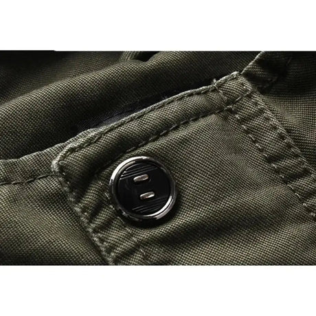 Men Work Jacket Spring and Autumn 2024 New Solid Color Retro Embroidery Outdoor Camping Windproof Coat Men Slim Fit windbreaker - Lootquake