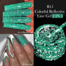 LILYCUTE 5ml Liner Gel Nail Polish UV LED Nail Art Paint Gel Gorgeous Glitter French Effect Semi Permanent Nail Painting UV Gel