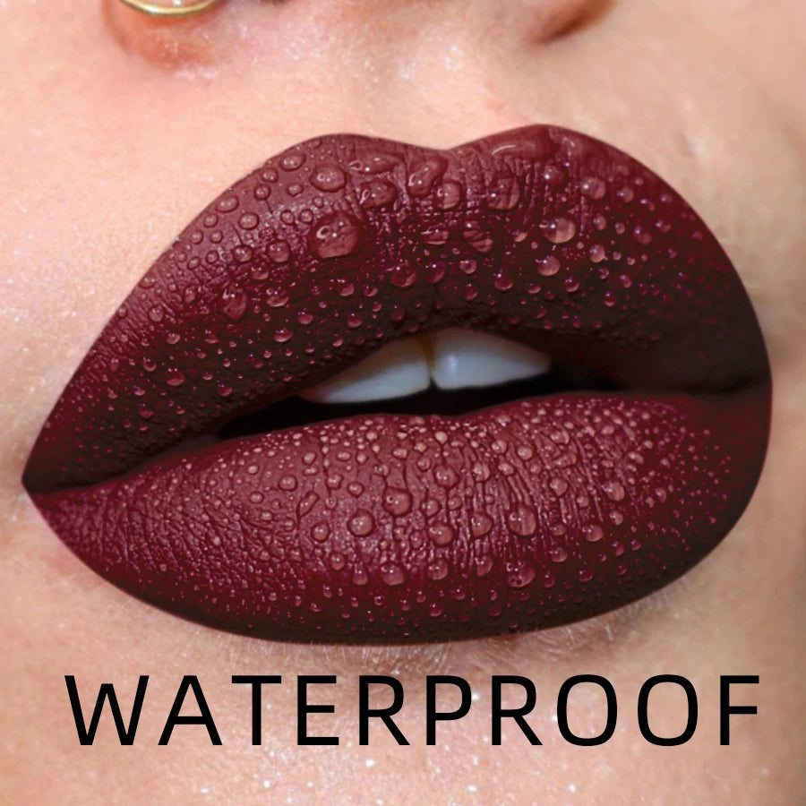 Luxurious Lip Glaze - Dewy Long-Lasting Wear, Waterproof & Moisturizing, High Pigment Lip Tint Oil, Essential Beauty Makeup for