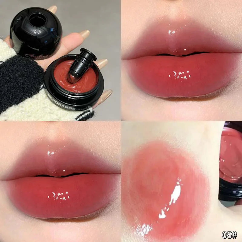 Lip Essence Mouth Red Lip Glaze Mirror Gloss Nude Lip Gloss Moisturizing Lipstick For Women Waterproof And Long-lasting Lipstick