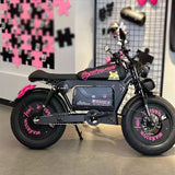 Bicicleta eléctrica de carretera Ebik Black Warrior de 3000 W, 60 V, 45 Ah, para adultos, todoterreno de 20 pulgadas, con neumáticos anchos, 2000 W.
