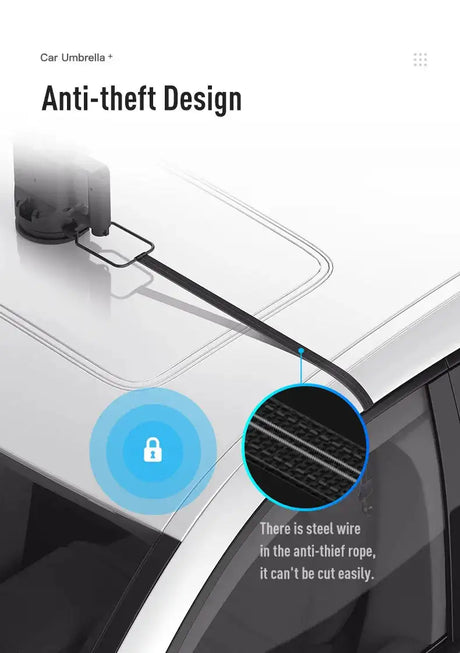 Car Umbrella Semi-Automatic Awning Tent Auto Smart Insulated Cover Outdoor Waterproof Folded Portable Canopy Cover Sun Shade - Lootquake