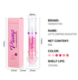 Sexy Plumper Glitter Red Nude Lipstick Liquid Waterproof Moisturize Oil Lipgloss Makeup Lip Plumping Booster Gloss Lipstick