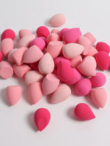 30 Beauty Eggs (Esponjas de Maquillaje) Esponja de Belleza Mixta para Base de Maquillaje, Líquida, en Crema y en Polvo Sin Impurezas, Multicolor C