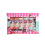 Ice cream liquid lip gloss, ice cream liquid lipstick set, dyed lips, long-lasting color development, moisturizing