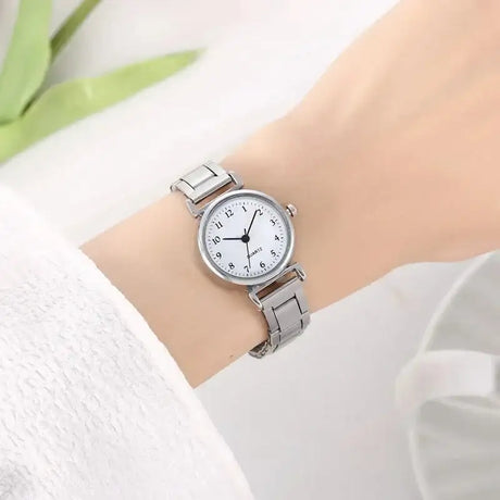 Luxury Wrist Watches for Women Fashion Analog Quartz Watch Stainless Steel Strap Ladies Watch Casual Digital Bracele Watch - Lootquake