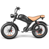 Bicicleta eléctrica C93 2000w con motor dual, batería de litio de 48V 23AH para adultos, bicicleta eléctrica de 20 pulgadas con neumáticos anchos, bicicleta todoterreno de montaña