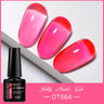 7ml Milky Jelly White Gel Nail Polish Natural Luster Long Lasting Nail Art All for Home DIY Manicure Soak Off UV LED Gel Vernis