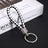 Originality PU Leather Metal Organization Rope Keychain Personality Custom Name Text Keyring Car Moto Key Ring Chain Gift - Lootquake
