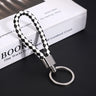 Originality PU Leather Metal Organization Rope Keychain Personality Custom Name Text Keyring Car Moto Key Ring Chain Gift - Lootquake
