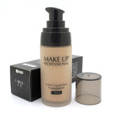 Base de maquillaje líquida profesional para rostro, cobertura total, corrector, hidratante, control de grasa, base de maquillaje, iluminador, maquillaje facial.
