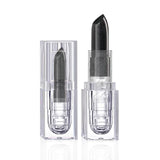 Rouge à lèvres pailleté waterproof, brillant à lèvres noir sexy, teinte brillante, cosmétiques, maquillage pour les lèvres d'Halloween