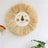 Nordic Hand Woven Lion Wall Hanging Ornaments Cartoon Animal Head Straw Weaving Children Room Wall Decor Tent Party Decoration - Lootquake