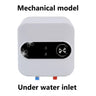 Calentador de agua eléctrico instantáneo con almacenamiento de agua de 8L, aislamiento térmico rápido, pantalla digital, perilla de control del termostato, entrada de agua hacia arriba y hacia abajo