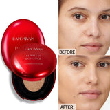 Base de maquillaje Red Shell Air Cushion, corrector de larga duración y antiadherente