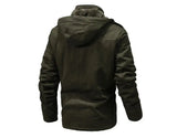 Winter Men's Warm Padded Jackets Fashion Men Fleece Lined Thermal Hooded Coats Men Mountain Ski Windbreaker Jackets Clothing - Lootquake