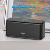Altavoz Bluetooth DOSS SoundBox, control táctil, sonido HD de 12 W, resistencia al agua IPX5, micrófono integrado, manos libres.