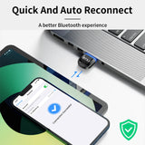 Adaptateur Bluetooth pour PC, clé USB Bluetooth 5.3, récepteur Bluetooth 5.0 pour haut-parleur, souris, clavier, musique, émetteur audio