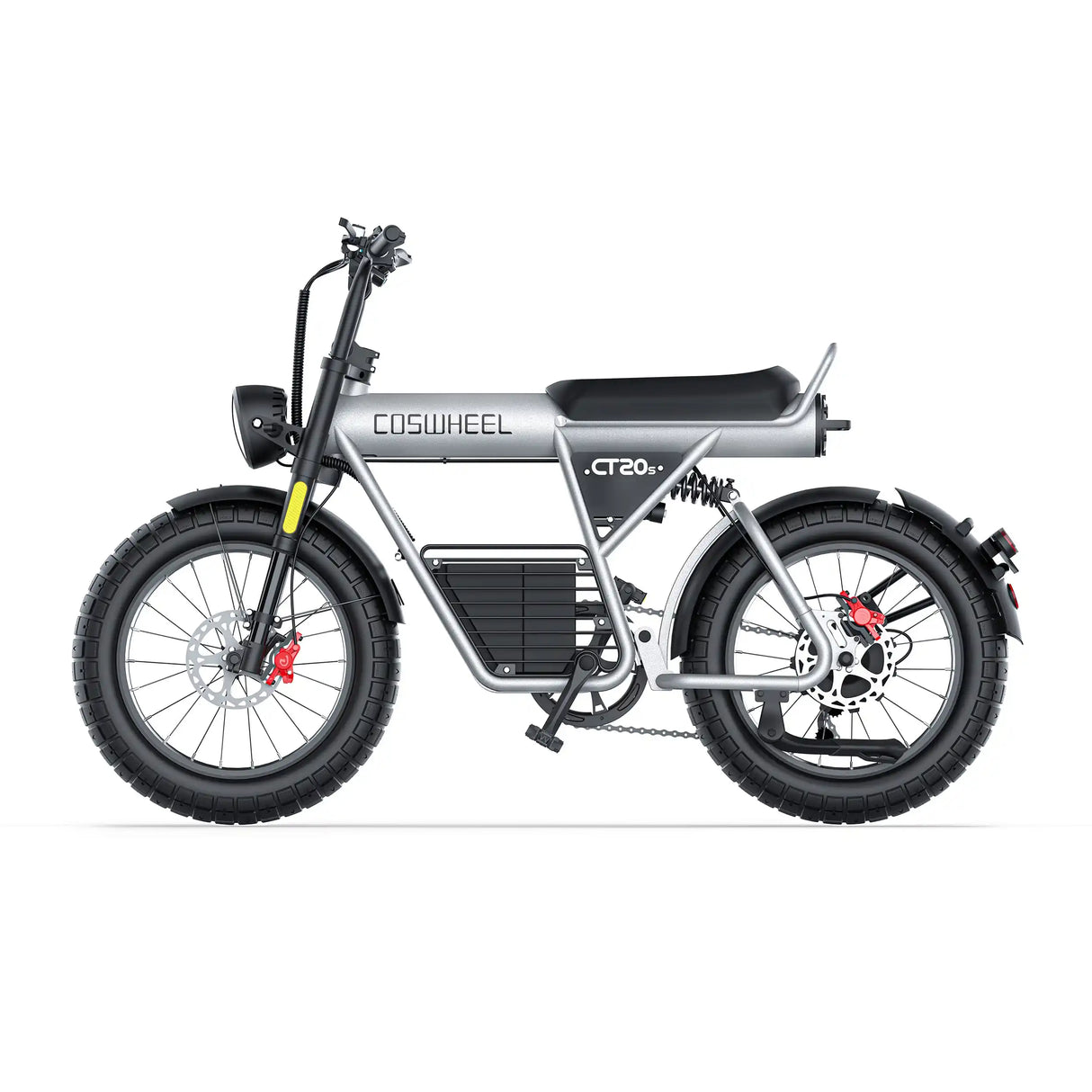 Bicicleta eléctrica para adultos Coswheel GT20S, 1500 W, 48 V, 27,5 Ah, para desplazamientos diarios, bicicleta de montaña eléctrica con neumáticos anchos de 20 pulgadas.