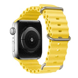 Silicone Strap For watch band 44mm 40mm 49mm 45mm 41mm 38mm accessorie correa bracelet iWatch Ultra 2 series 7 6 5 se 8 9 - Lootquake