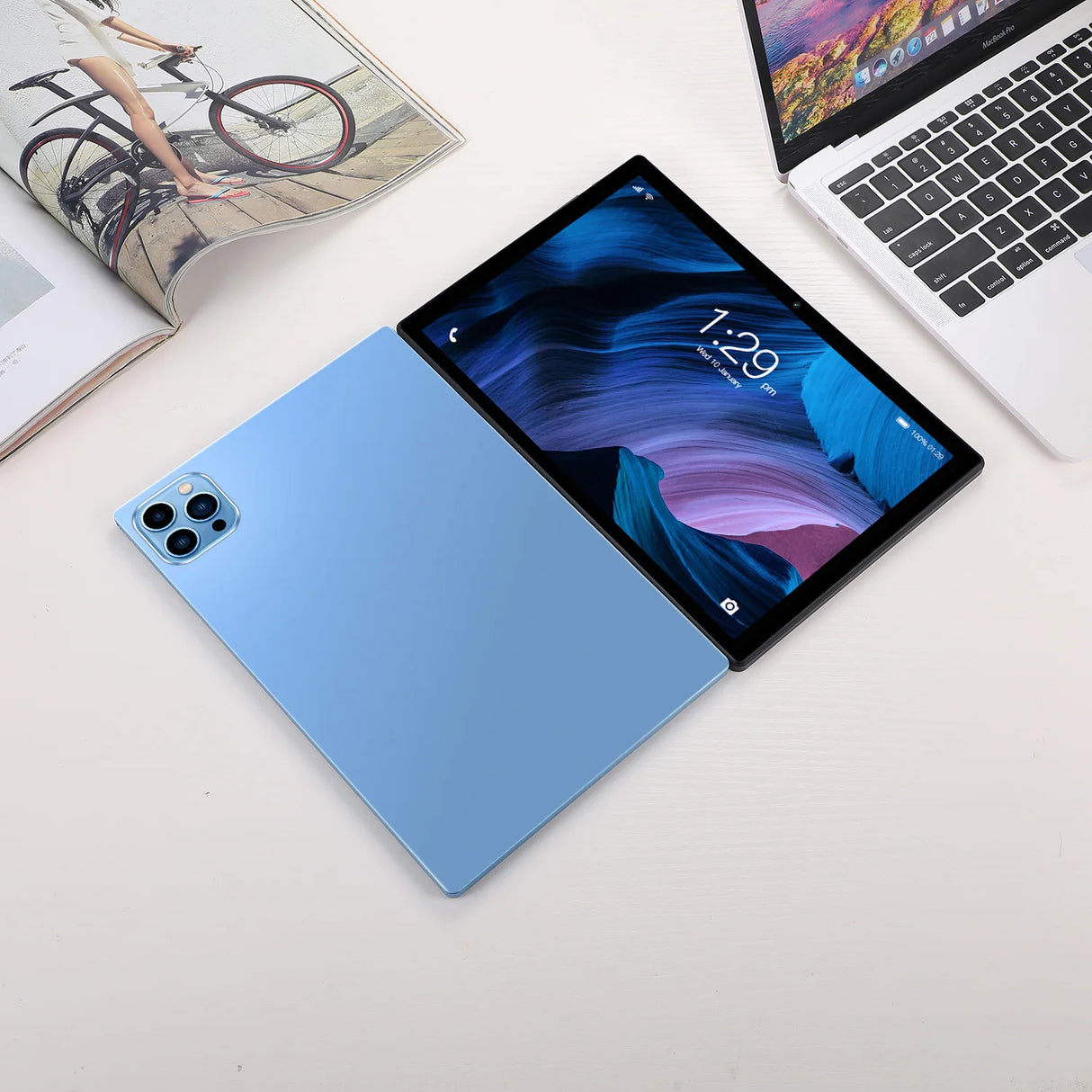 Nouvelle tablette P37 de 10,1 pouces, 4 Go de RAM, 64 Go de ROM, deux caméras, deux cartes SIM, prise en charge de Google Education Learning, système Android 11