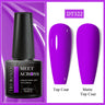 7ml Milky Jelly White Gel Nail Polish Natural Luster Long Lasting Nail Art All for Home DIY Manicure Soak Off UV LED Gel Vernis
