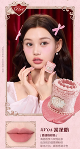 Flowerknows Strawberry Cupid Lipstick Cake Matte Velvet Lipgloss Lip Mud Makeup Korean Flower Know Lip Cream For Girls&Women