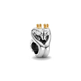 Nuevo dije de rana perezosa de plata 925 con forma de animal, pato, cerdo, oso, compatible con pulsera original, decoración, colgante para mujer, regalo de joyería