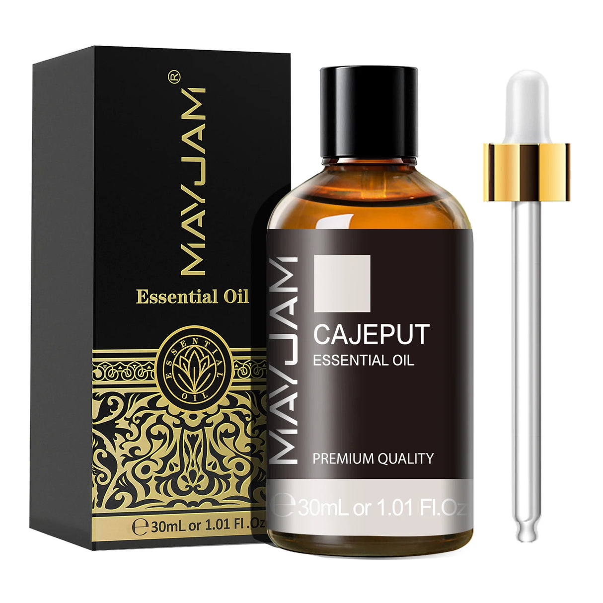 MAYJAM 1PCS 30ML Huile Essentielle d'Aromathérapie Lavande Vanille Jasmin Eucalyptus Menthe Poivrée Huile Aromatique pour Diffuseur Bougie Savon