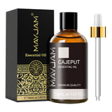 MAYJAM 1PCS 30ML Huile Essentielle d'Aromathérapie Lavande Vanille Jasmin Eucalyptus Menthe Poivrée Huile Aromatique pour Diffuseur Bougie Savon
