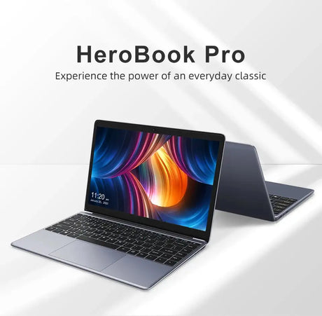 CHUWI HeroBook Pro Laptop 14.1 Inch FHD Screen Intel Celeron N4020 Dual Core UHD Graphics 600 GPU 8GB DDR4 256GB SSD Windows 11 - Lootquake