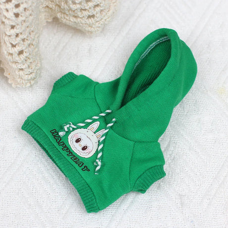 17cm Labubu Outfit Clothes Hoody Jeans Leisure Sports Set Kawaii Decor Ropa Labubu Accessories Doll Little Clothes DIY Kids Gift - Lootquake