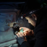USB Rechargeable Portable Mini Powerful LED Headlamp XPE+COB Hunting Headlight Waterproof Head Torch with Tail Magnetic - Lootquake