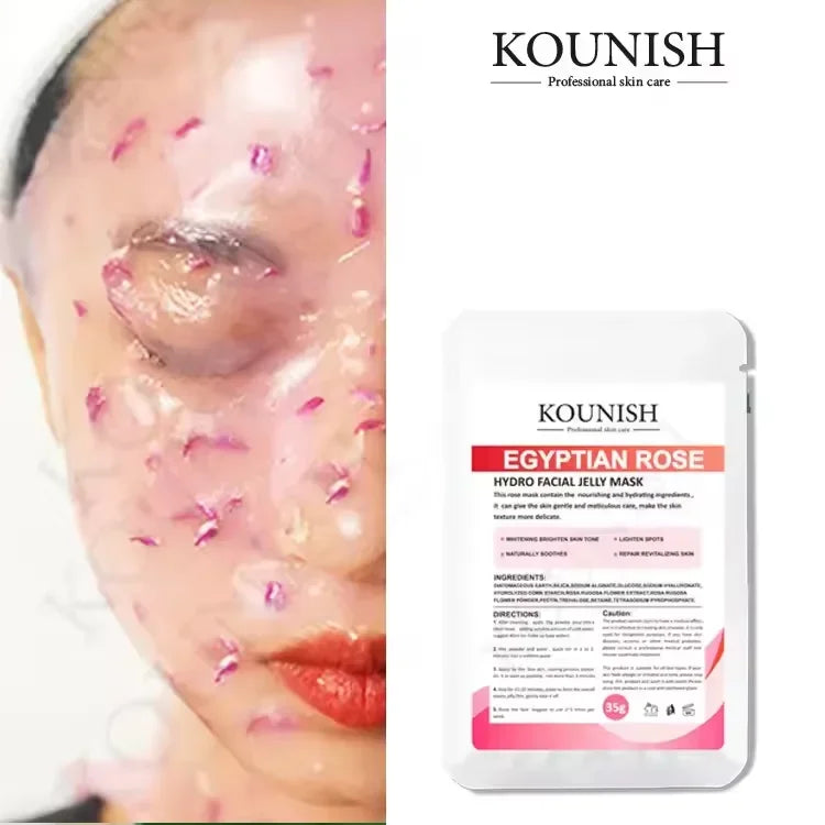 Mascarilla de gelatina en polvo con colágeno, mascarillas peel-off, hidratantes, para salón de spa, hidrogel, antiedad, blanqueadoras, iluminadoras, productos de belleza.
