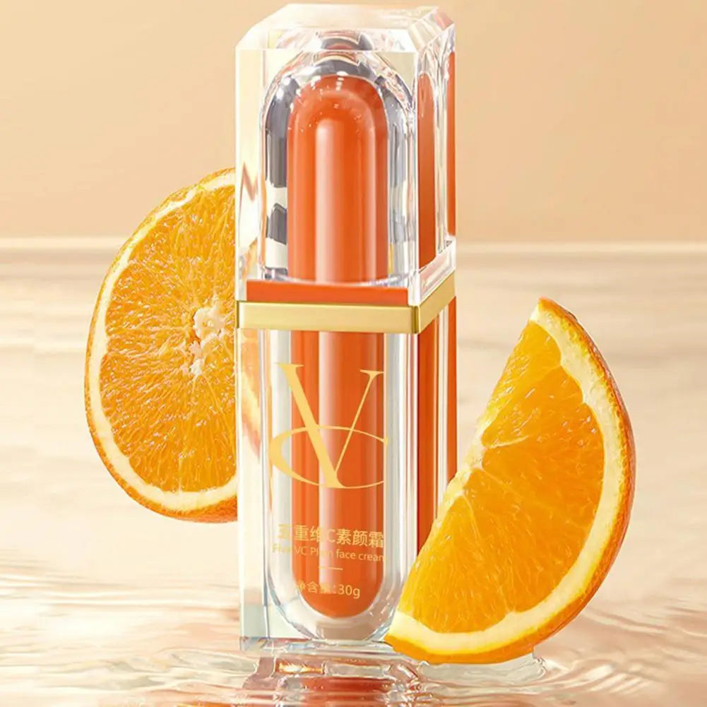Crema facial blanqueadora con vitamina C, crema hidratante Five VC Tone Up, antiedad, elimina granos, arrugas y manchas, iluminadora, cuidado de la piel.