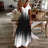 Women's Printed White Lace Sleeveless Suspender Dress Summer Fashion Casual Long Dress - Lootquake