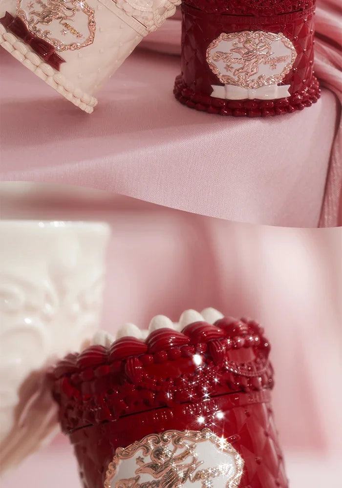 Crema labial Flower Knows Strawberry Cupid Cake, barra de labios hidratante mate, maquillaje de labios suave y sedoso, cosméticos profesionales.