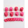 20pcs Finger Air Cushion Sponge Powder Puff Set, Makeup Puff, For Liquid Foundation, Powder Foundation, Concealer.