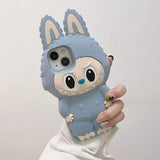 3D Cartoon Kawaii LaBuBu Monster Soft Silicone Phone Case
