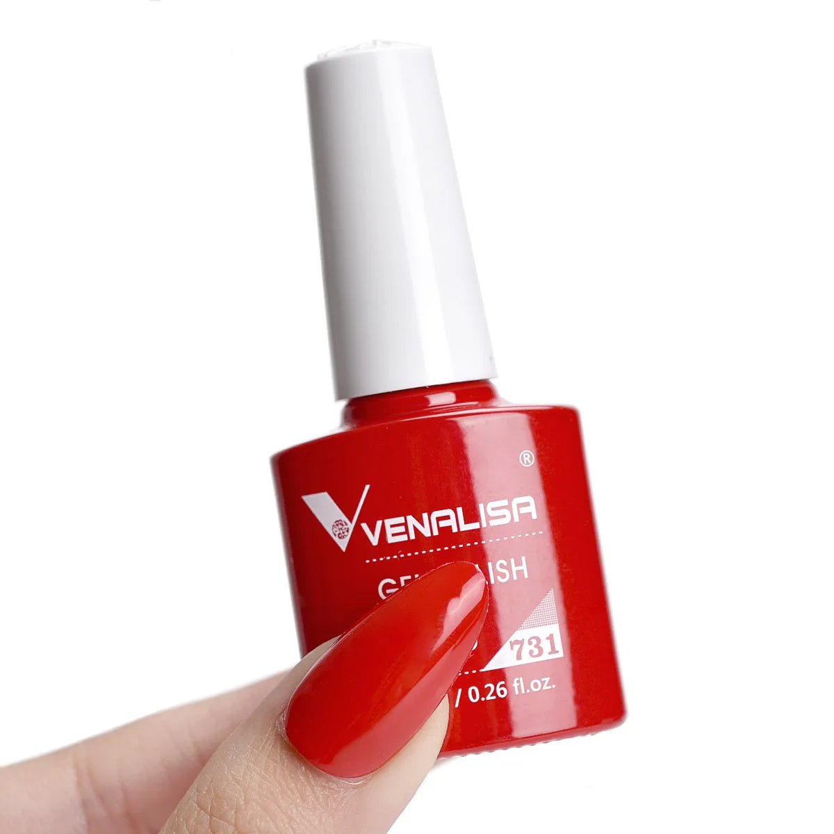 Venalisa Nail Gel Polish 7.5ml #758 Funny Bunny Milky White VIP3 Collection Long Wear Diamond Top Coat Soak Off UV LED Gel Nail