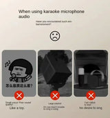 Haut-parleur de karaoké sans fil Bluetooth chantant microphone haut-parleur microphone maison famille ktv téléphone portable intégré portable