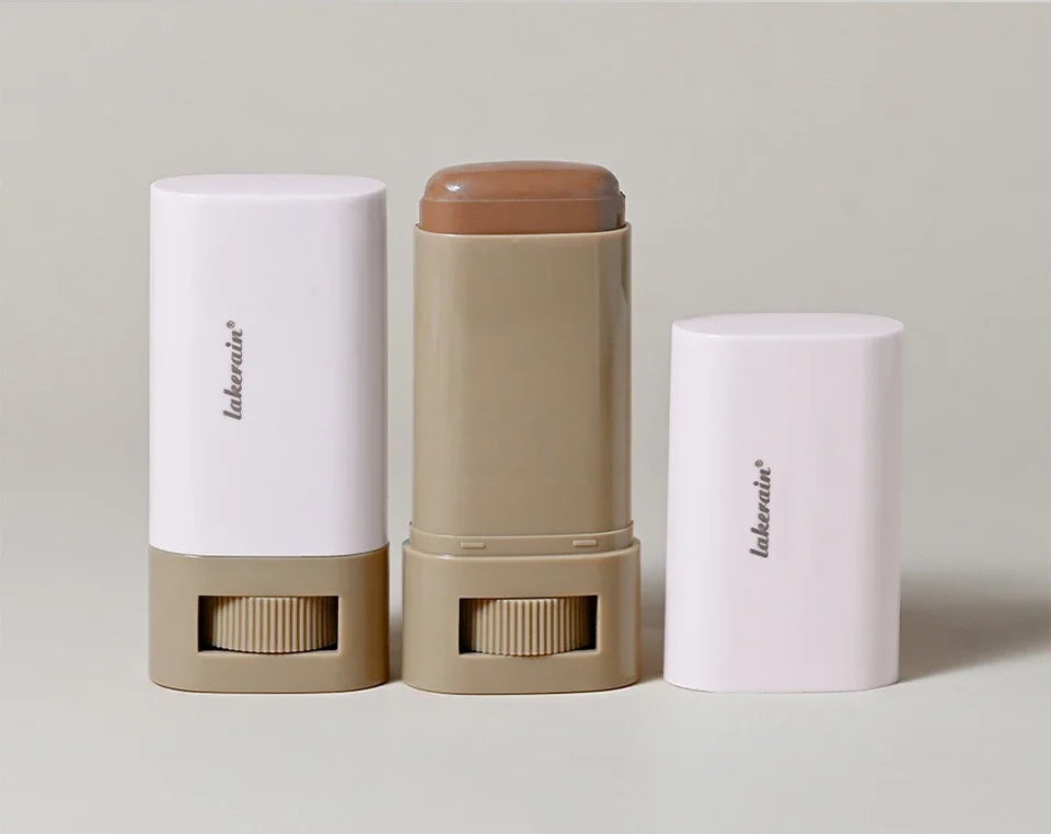 Base de maquillaje en barra, bálsamo, bronceador, borrador, suave, voluminizador, maquillaje impecable de larga duración, cosméticos de belleza facial.