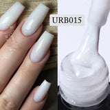 UR SUGAR Blue Color Rubber Base Gel Nail Polish Gold Glitter Base Gel Top Coat Soak Off UV LED Gel Nail Art Varnish Manicure