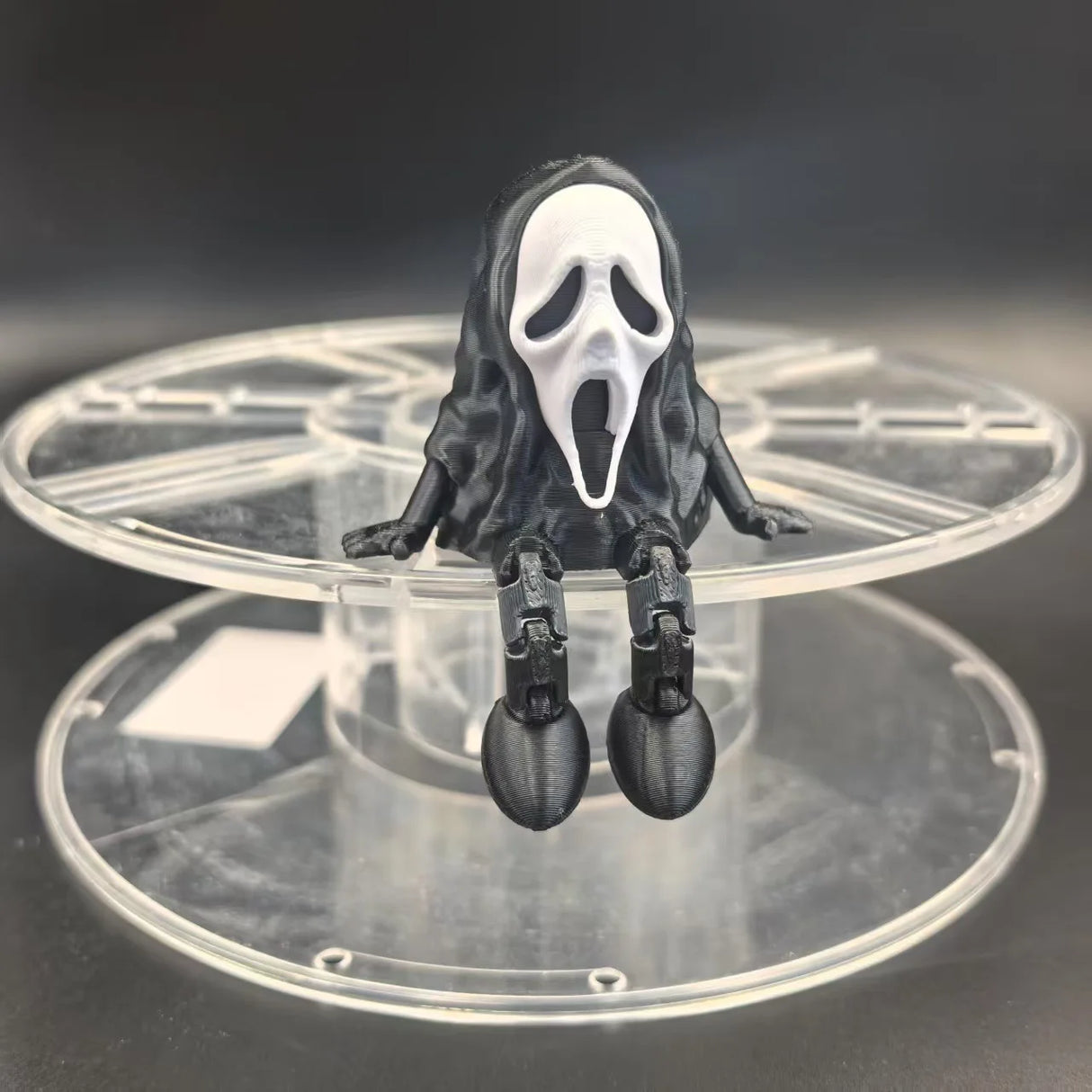 Halloween 3D Printed Ghost Figurines Fidget Toys Joint Movable Room Decor Car Decoration Desktop Decorations Gifts To Friends