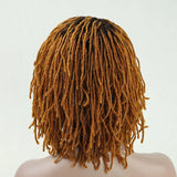 10" Short Dreadlock Wig | Afro Curly Twist | Faux Locs Braids | Heat Resistant | Black Women