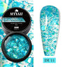 8ml Super Shine Silver Metal Painting Gel Nail Polish High-density Mirror Effect Semi Permanant Nail Art Manicure Varnish